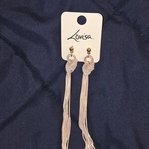 Lovisa Gold Knot Tassel Earrings